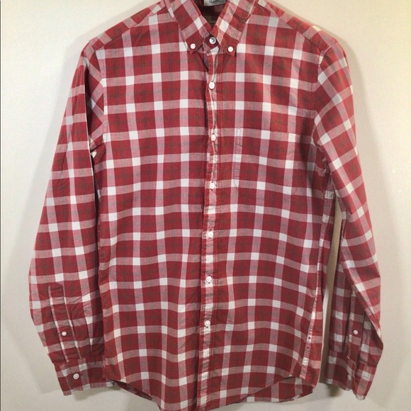 J. Crew Checkered Gingham Secret Wash Button Down - Picture 1 of 5